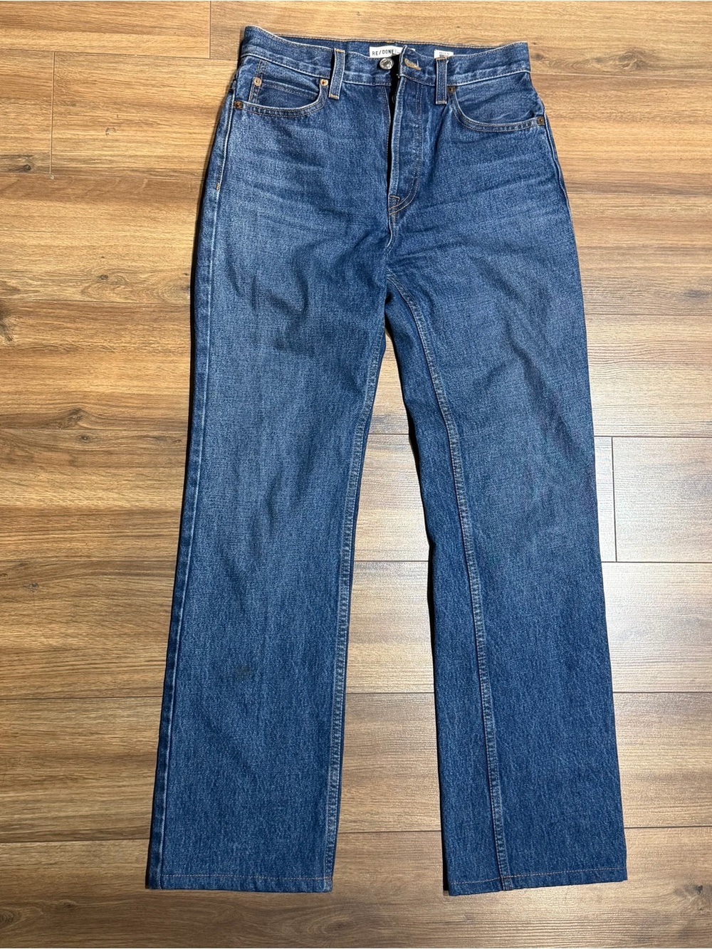 Shop Re/Done Straight Leg Jeans